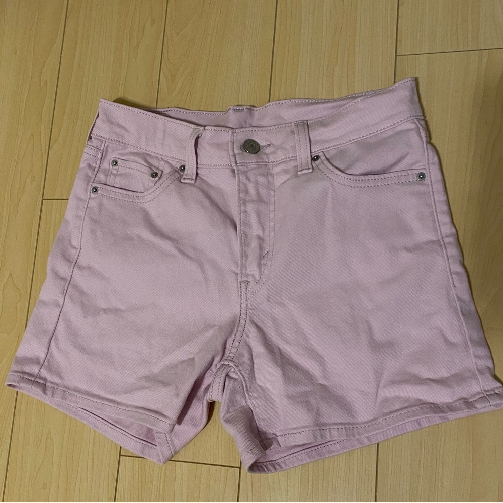 Levi's Pink High Waisted Shorts